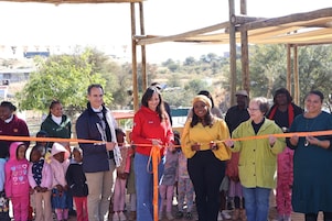 Partnering with Local Communities | A New Playground for Orange Babies Namibia