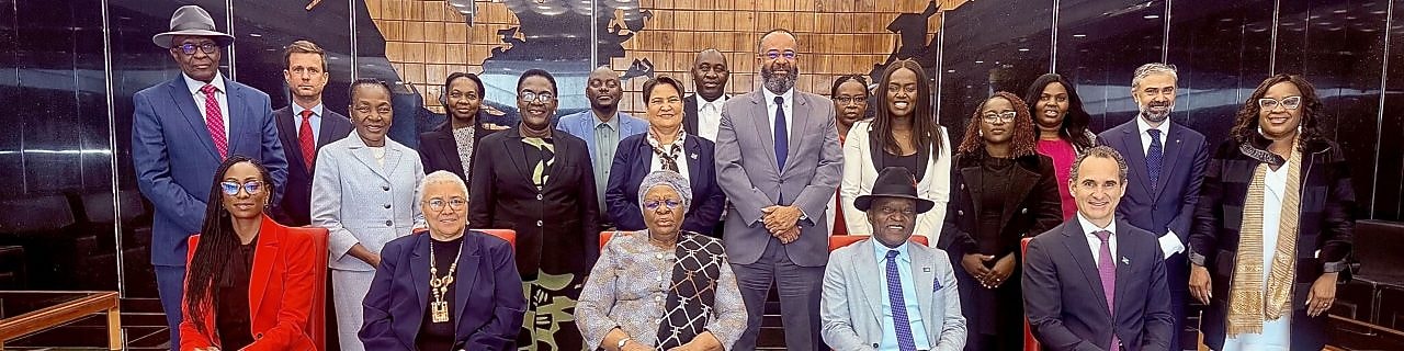 President of the Republic of Namibia with NAMPOA board members and senior government officials during a high-level meeting to advance Namibia's energy sector.
