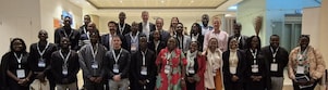 A group of people at an event