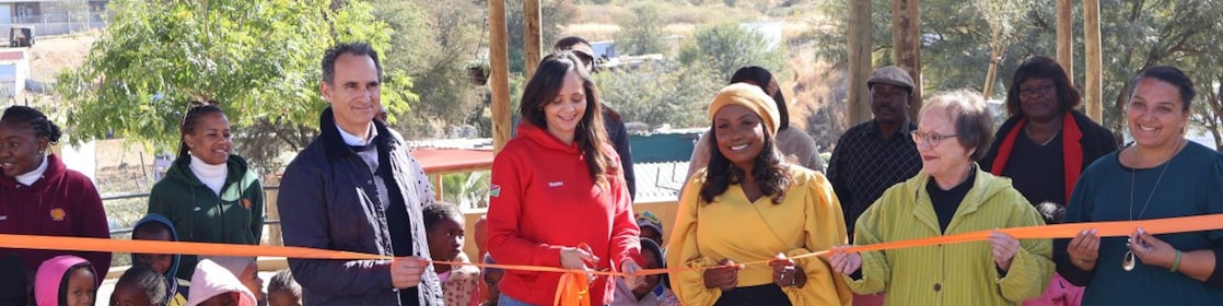 Partnering with Local Communities | A New Playground for Orange Babies Namibia