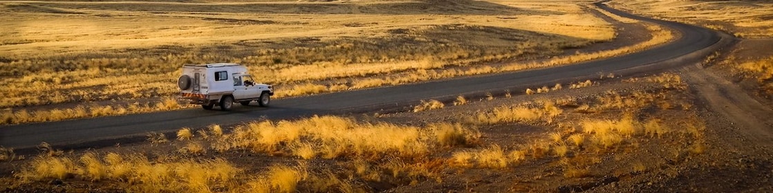 Car driving on road