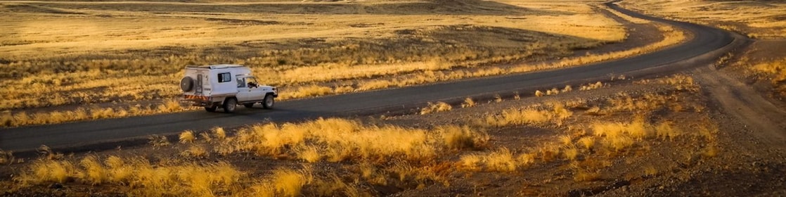Car driving on road
